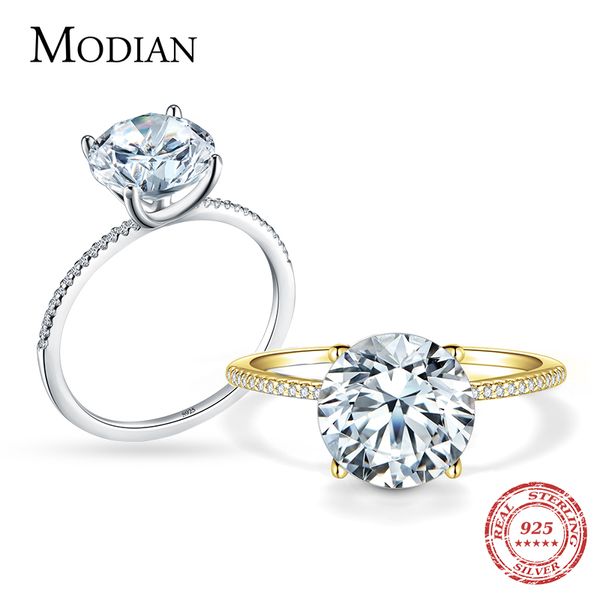 Classico lusso anello in argento cuori frecce zircone gioielli da sposa anelli di fidanzamento per le donne
