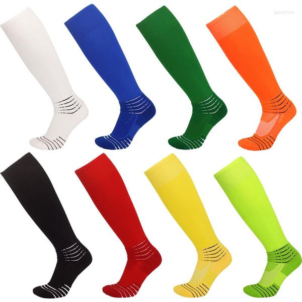 Erkek Çoraplar Erkekler ve Erkekler Yetişkin Nefes Alabilir Kalın Havlu Alt Teri Absorban Diz Uzun Tüp Slip Slip