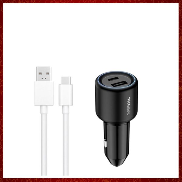 CC452 для автомобильного зарядного устройства OnePlus 80 Вт Superbure Fast Charge 3.0 USB Type C Adapter для Oppo One Plus 10 Pro 5G Nord 2t CE 2