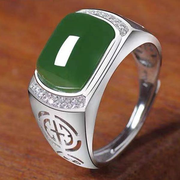 Anel de diamante aberto Jade Girl Mo Sangshi rubi parafuso padrão anel masculino anéis clássicos homens titânio designer de aço para mulheres presentes de luxo mulher menina jewlery