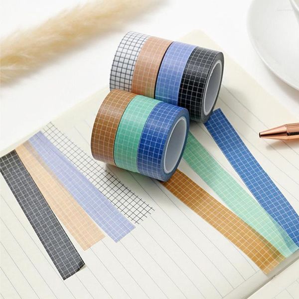 Подарочная упаковка сплошная клейкая лента милая сетка Washi Decorative Masking для стикеров для скрапбукинга DIY канцелярские товары