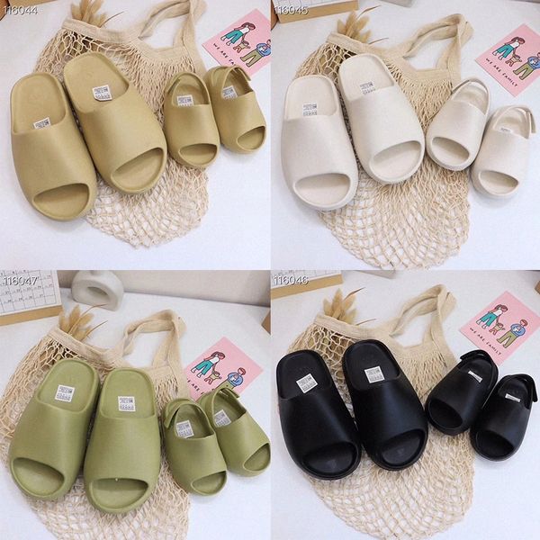 Kinderschuhe Slipper Baby Sandalen Schuhrutschen Junge Schaum Gril Harz EVA Mode Kleinkind Schwarz Trainer Kind Schuh Kinder Läufer Weiß Sommer Strand J3n9 #