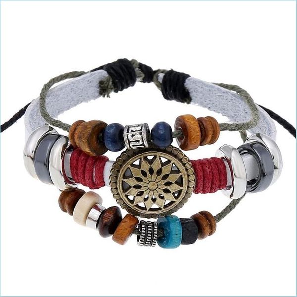 Pulseira de pulseira vintage boho sícret