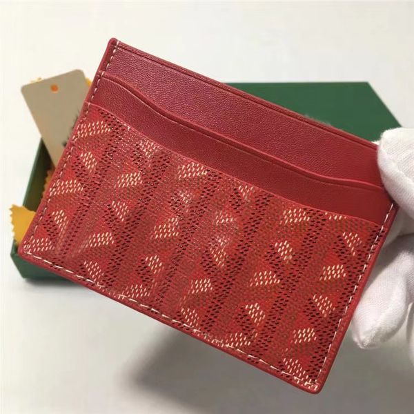 Luxus-Designer-Mode-Kartenhalter 5 Kartenfächer Damen Herren Geldbörsen mit Box-Geldbörse Doppelseitige Kreditkarten Münze Mini-Geldbörsen 2SH2625