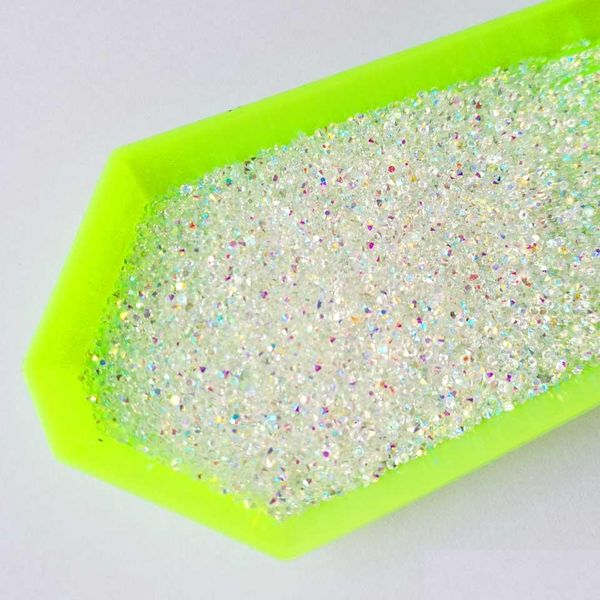 Decorazioni Nail Art 1 1Mm Cristallo Pixie Ab Vetro Micro Strass Per Unghie Cristalli Strass Decorazioni Nail Art Unas Design Mjz10 Dh7Uh