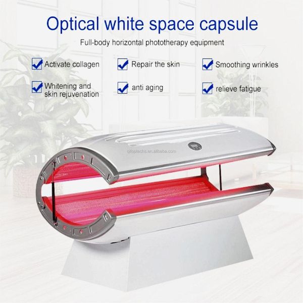 Macchina per la terapia del collagene Luce rossa anti-invecchiamento LED Cura del ringiovanimento della pelle PDT Apparecchiatura a infrarossi Strumenti di bellezza per capsule