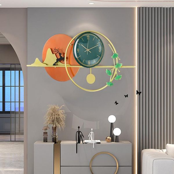 Orologi da parete casa grande orologio digitale moderno moderno cucina Nordic Decorazione di gioco di gioco RELIJ DE DECORD COREA