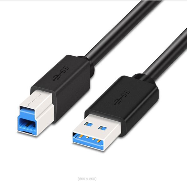 Введите C до USB3.0 B Кабели BM Разъем передачи данных 480 Мбит / с кабеля принтера для принтеров MacBook