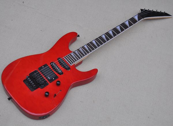 Guitarra elétrica vermelha com Floyd Rose Rosewoard Fingboard Fingerboard Felicado 24 trastes