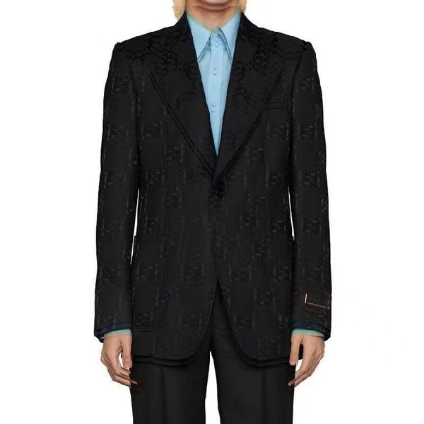 Herrenanzüge Blazer Italien Paris Herren Luxusjacke Marke Double G Langarm Jacken Anzug Hochzeitskleid B88