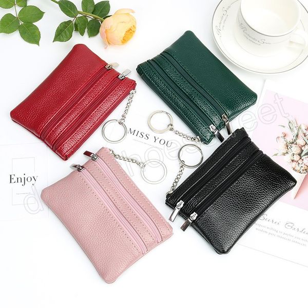 PULHA MULHERES DE CAURAS DE MULHERES DE COIN MINI BURSHES BULHA PACKLET Pink Female Money Bag Key Coin Bolet Card Titular