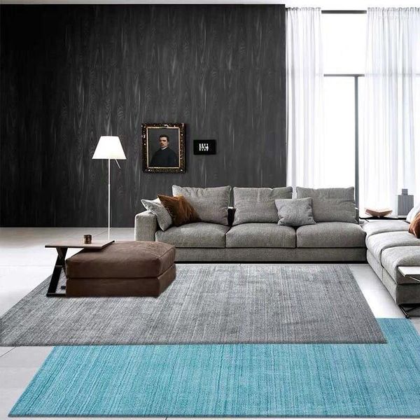 Tapeten Nordic Simple Plain Color Wohnzimmer Teetisch Teppich Home Accommodation Vielseitiges Schlafzimmer mit amerikanischem Stil bedeckt