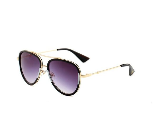 occhiali da sole firmati piccola ape fashion new metal large frame Occhiali da sole retrò uomo e donna occhiali high-end UV400