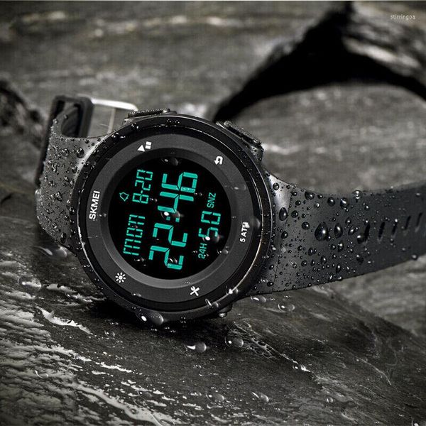 Armbanduhren SKMEI Marke Mode Student Sport Uhr Männer Frauen LED Digital Chrono Alarm Wasserdichte Uhr Armbanduhr Relogio Masculino