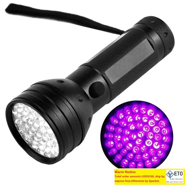51 LED LED LANTLHOTELTE DE SCORPION Hunter Finder Ultra Violet Blacklight Toches Tocha Lâmpada de luz 395nm 5W