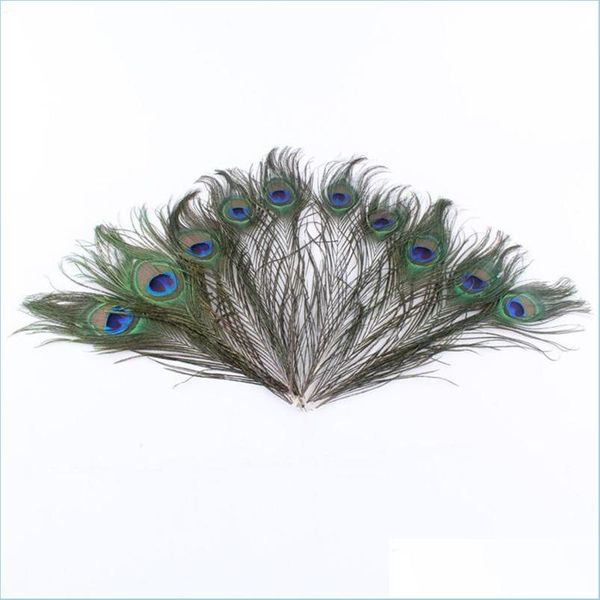 Outras festa de evento fornecem criativo de ornamento de penas de penas de penas de pavão natural para decoração de casamento elegante DHQVE