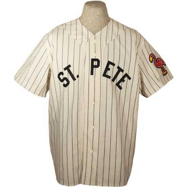 Baseball Jerseys Custom St. Petersburg Saints 1955 Authentic Home Jersey Men Youth qualquer Nome Qualquer Número