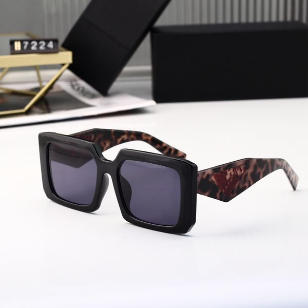 2022 Mode Luxus Männer Zyklon Sonnenbrille 7224 Vintage Square Frame Rhomboid Diamond Gläses Avantgarde einzigartiger Stil Top-Qualität-Anti-Ultraviolett mit Gehäuse geliefert