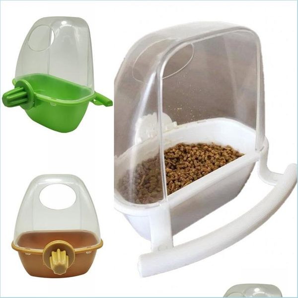 Altre forniture per uccelli 1 pezzo Forniture per uccelli Gabbia per uccelli Mangiatoia per pappagalli Ciotola per appendere l'acqua Scatola per parrocchetti Gabbie per animali Contenitore per alimenti in plastica 34 Dhjty