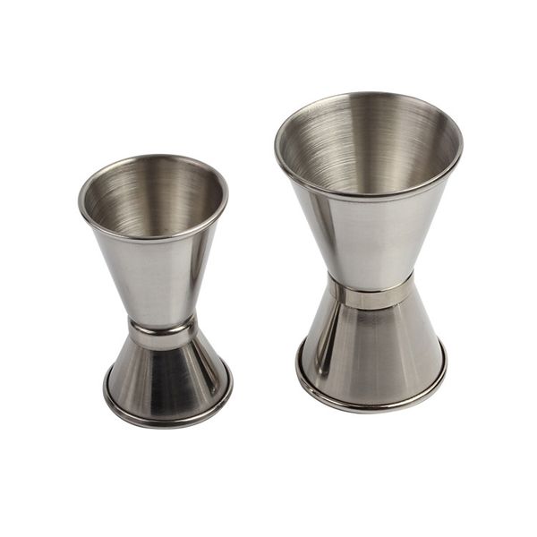 Vino jiggers Strumenti bar Acciaio inossidabile Cocktail Shaker Misura tazza Doppia testa Dispositivo di misurazione del vino 15X30ML 20X40ML