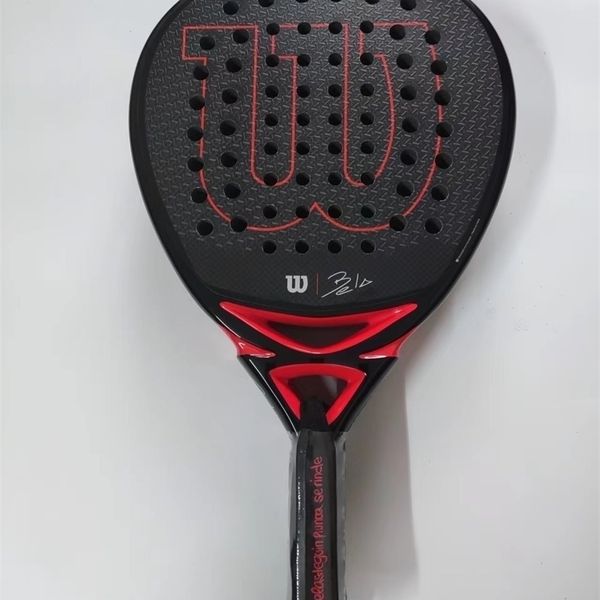Badmintonschläger Vairo 91 Padel Porfessional Series Palas 3-lagiges Carbonfaserbrett Paddel EVA Face Tennis Beach 221104