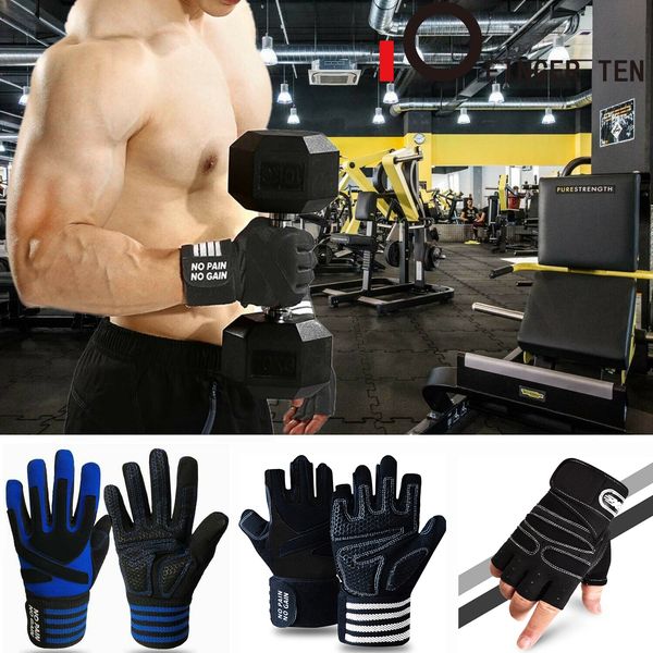 Спортивные перчатки обучение фитнеса мужчины женщины с полной половиной для подъема для подъема перчатки для запястья оборудование для защитника 221104