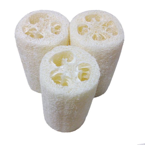 Schwämme Scheuerschwämme Neue Natürliche Luffa Bad Körper Dusche Schwamm Scrubber Pad Badezimmer Produkte Werkzeuge Haushaltswaren Pinsel Dhgrv