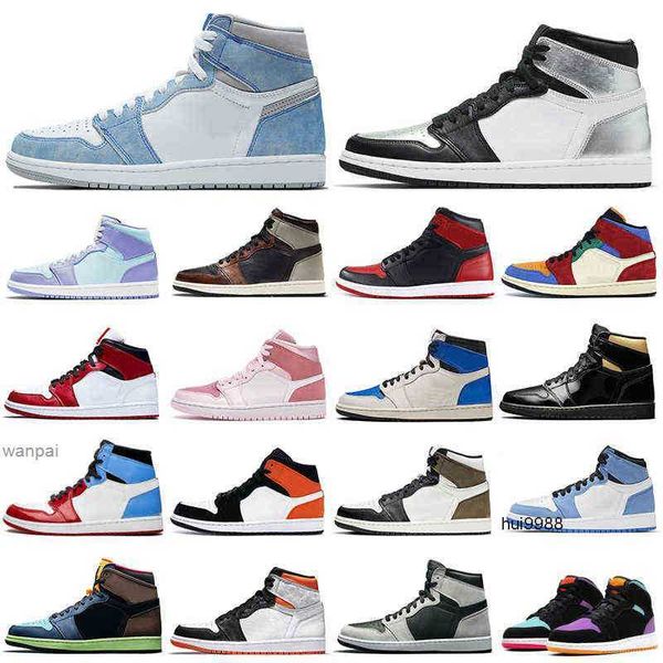 2023 Prezzo più basso 1s scarpe da basket da uomo 1 University Blue Obsidian Bred Shadow Digital Pink donna uomo scarpe da ginnastica sportive sneakers TraspiranteJORDON JORDAB