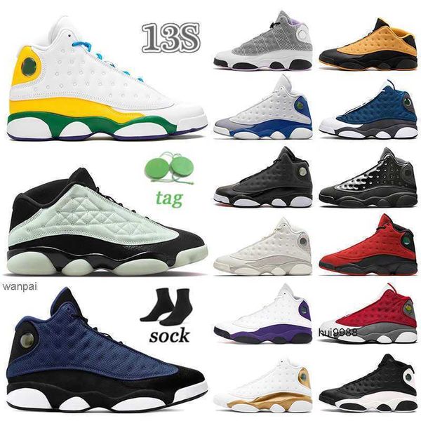 2023 Jumpman 13 13S Mens Womens Basktball Shoes Olive Green University Gold Del Sol Hyper Royal Lucky Green Green Green Phantom Reverse Rederse Designerjordon Jordab