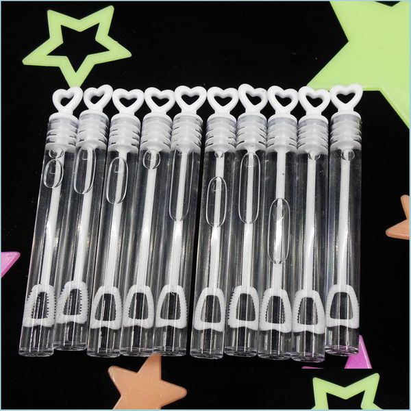 Andere Event Party Supplies Liebe Herz Zauberstab Tube Blase Seifenflasche Party Hochzeitsgeschenke für Gäste Geburtstagsdekoration Babyparty Dhxtu