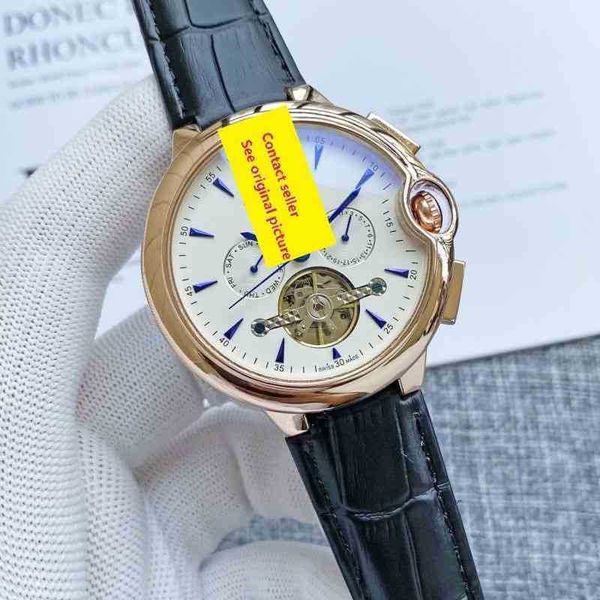 Chronograph SUPERCLONE LW Uhr Luxusuhren für Herren Mechanik Mechanismus /kadiya Edelstahl Boy Tourbillon Designer