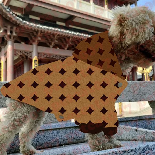 Pets Designer Cappotto Abbigliamento per cani Lettera Jacquard Giacca per animali domestici Cani invernali Capispalla caldo double face