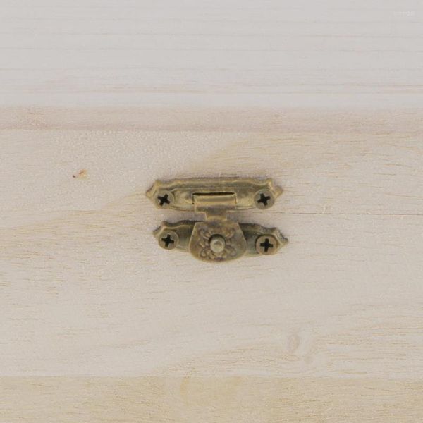 Schmuckbeutel Phenovo Schlichter Schmuck-Werkzeugkasten aus Holz, 17,5 x 8 x 12,5 cm, Erinnerungsgeschenk