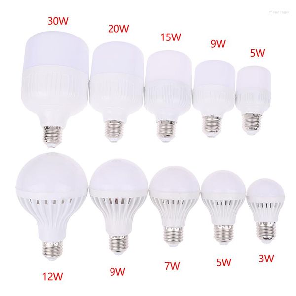 Bulbo LED di alta qualità E27 Lampada DC 12 V Luce 5W 7W 9W 12W15W 20W 30W per lampadine 12-85 V bassa pressione