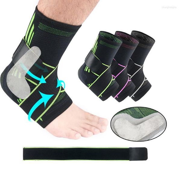 Knöchelstütze Sport Schutzhülse Elastische Verstauchung Handgelenk Socken Basketball Fußball Fitness Sport Schutz 1PCS