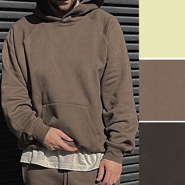 Felpa con cappuccio da uomo 6 colori Grande scritta floccata sul davanti Felpe con cappuccio in pile oversize casual Pullover Maglioni Uomo Donna Hip Hop Streetwear MG220380