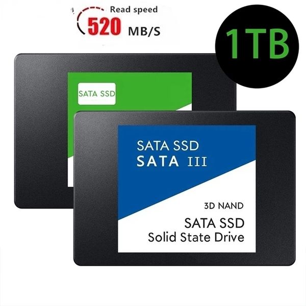 Festplatten Tragbare SSD 500 GB 2,5 Zoll SAT III SSD 1 TB für Laptop Desktop Interner Solid State 221105