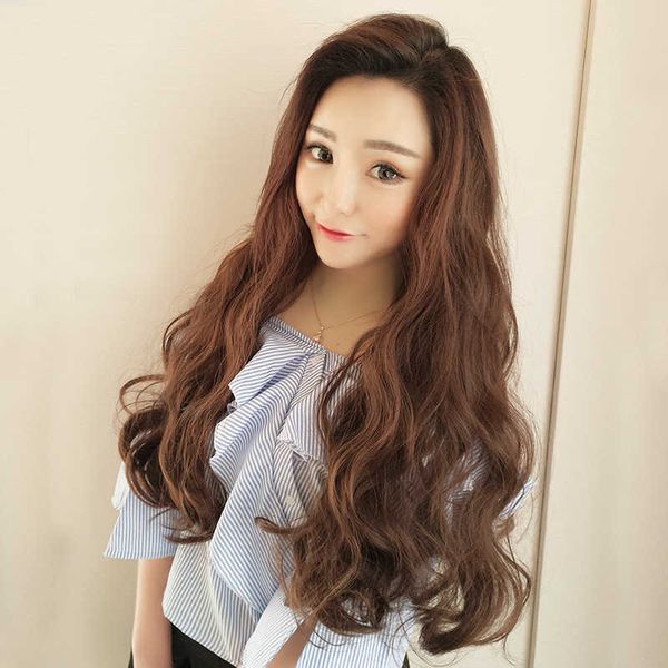 Hair Lace Wigs Yiwu Wig Hair Hair Korean Simulation em forma de U Half Head Tampa Invisível e Tracel