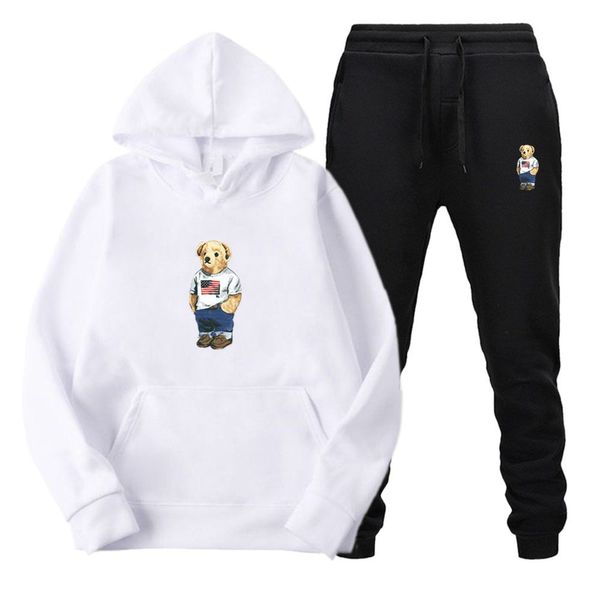 Homem Polo Tracksuit Roupas Esportes Calças de Jogging Casaco Conjuntos de Moletons Homens Tracksuits Casual Hoodies Mulheres Jaqueta Sportswear Womens Terno Sweatsuit Feminino G