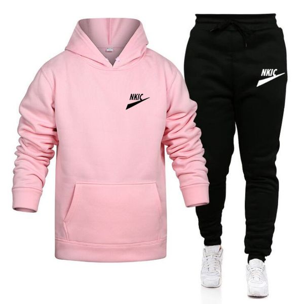 Herren Weiß Schwarz Trainingsanzug 2023 Frühling Sets Casual Männer Set Drucken Hoodies Sweatshirt Hose Anzug Fitness Kleidung Plus Größe S-3XL