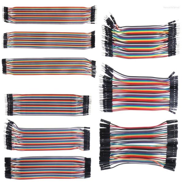 Aydınlatma Aksesuarları 40 PCS Kabloları M-F/M-M/F-F JUTPER DIY kiti için Renkli Gpio Şerit