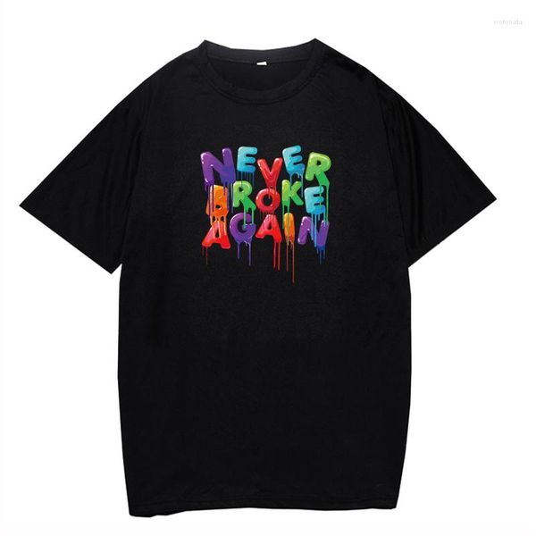 Herren-T-Shirts 2022 Youngboy Never Broken Reprinted Nr. 38 Coole Stile Sommer-T-Shirt Mode und übergroße Tops Größe XS-4XL