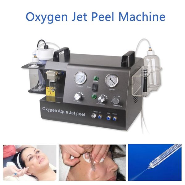 Portatile Multi-funzionale Diamante Microdermoabrasione Ossigeno Jet Peel Acqua Dermoabrasione Cura della pelle del viso Aqua Skin Whitening Tightening Hydra Machine