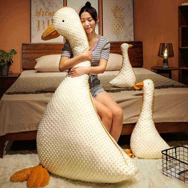 160cm Big Duck Plush Toys Massagem Pillow relaxado do sono