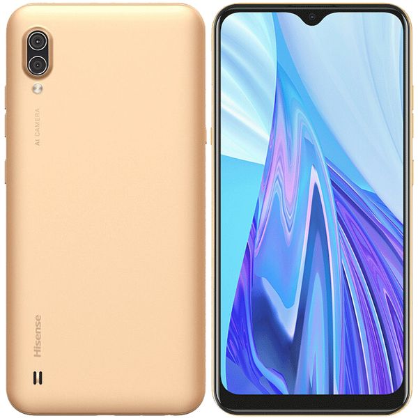 Оригинальный Hisense F30S 4G LTE Mobile Phone 4GB RAM 64GB ROM QUAD CORE CORE ANDROID 6,22 дюйма 60 Гц ЖК -дисплей полноэкранного телефона 13,0MP AI Face ID NFC OTG 4010MAH Смартфон Смарт -мобильный