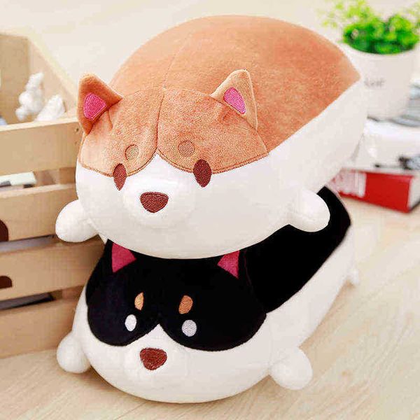 1pc Creative Super Soft Lie Lieg Dog Cuddles Cushra Cushion Ldren Accompaning Toys для подарка на день рождения Ldren J220729