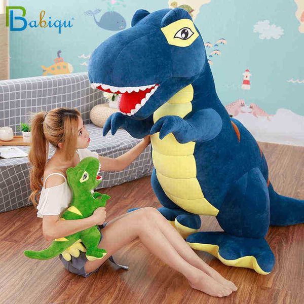 60Cm90Cm Dinosauro Cartoon Giocattoli di peluche Hobby Enorme Tyrannosaurus Rex Bambole di peluche Giocattoli di peluche Per ragazzi ldren Giocattoli classici J220729