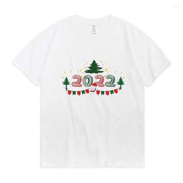 Herren T-Shirts Männer Frauen Weihnachtsshirt Dab X Mas Lustige Geschenke für Jungen Mädchen Kostüme Baumwolle