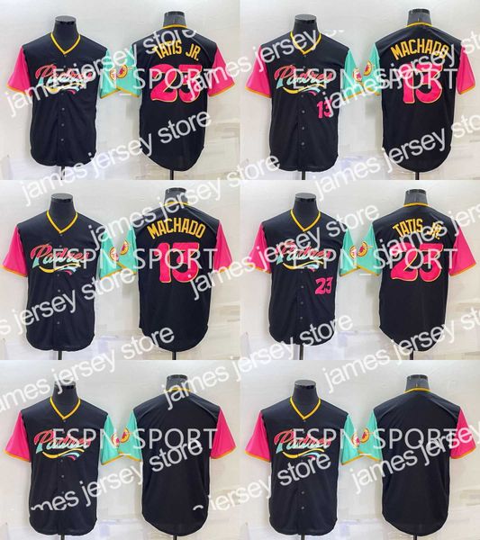 Baseball-Trikots Fernando Tatis Jr. 2022 Padres Jersey Black City Connect Manny Machado Joe Musgrove Mike Clevinger Wil Myers Jorge Alfaro Trent Grisham Yu