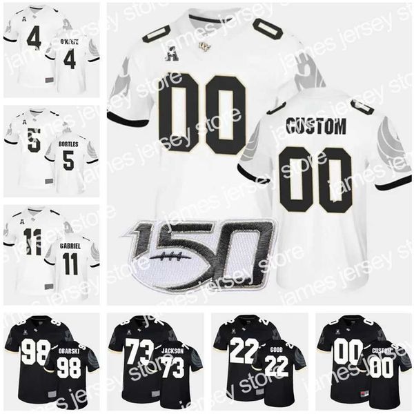 American College Football Wear UCF Knights College Football Maglie 73 Samuel Jackson 98 Daniel Obarski 72 Nate Brady 65 Cole Schneider 50 Patrick Barnett 49 Max Holl